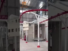 Hệ thống vận chuyển trên cao điều khiển PLC gắn trên trần với tốc độ biến đổi và tiếng ồn thấp