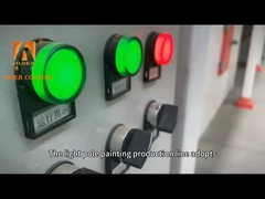 Hệ thống phủ bột tự động cho khung xe đạp nền sắt với màu sắc tùy chỉnh