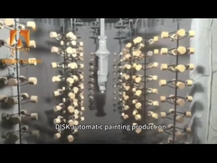 Đường sơn điện tĩnh có thể tùy chỉnh cho các loại sơn và lớp phủ khác nhau