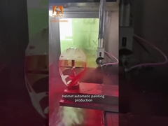 Đường sơn phun điện tĩnh tự động lớn với sử dụng sơn và phun chính xác