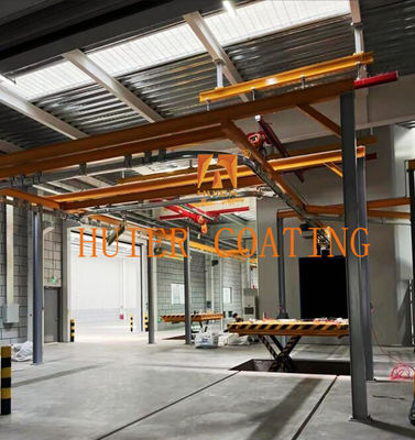 Đường vận chuyển thép điều chỉnh được gắn trên trần