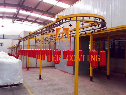 Màu sắc tùy chỉnh tiết kiệm năng lượng lưới đai bột lớp phủ hệ thống vận chuyển bột lớp phủ dây chuyền