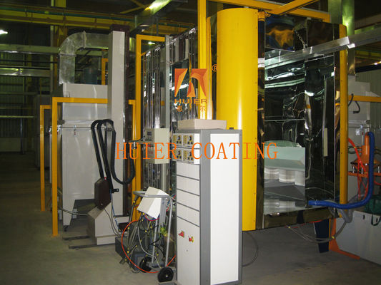 Đường sơn lớp phủ bột tự động với lớp phủ đồng nhất