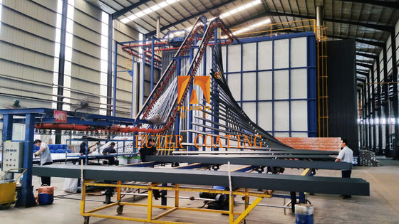 Khả năng sơn cao dây chuyền sơn bột tự động với đồng phục cho các nhà máy sắt