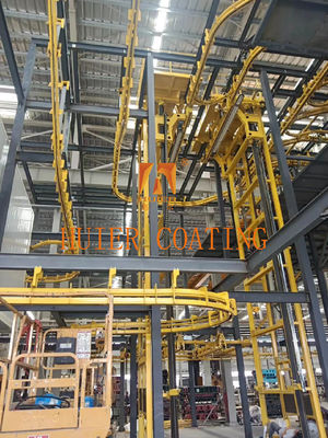 Hệ thống vận chuyển treo hiệu suất cao thuận tiện cho sản xuất lớp phủ của các bộ phận có hình dạng đặc biệt