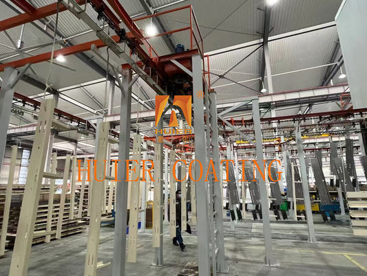 Đường dây sản xuất hậu cần treo hợp lý hóa hoạt động với tốc độ điều chỉnh và tải treo 50kg / m